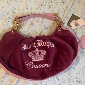 NWT Juicy Couture Velvet shoulder bag